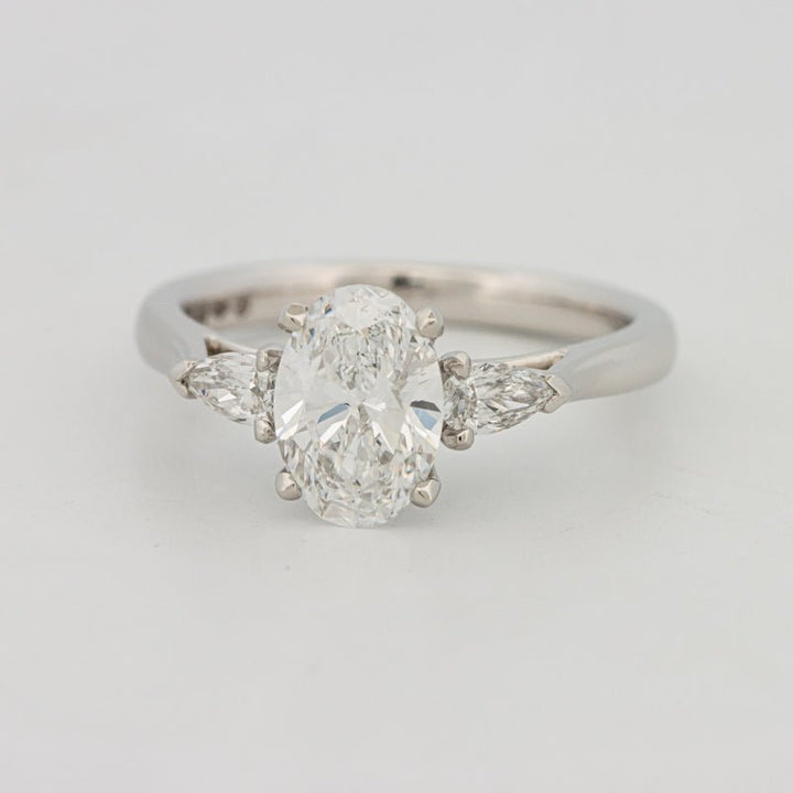 1 CT Oval Cut Trilogy Solitaire (LG) - ZIZOV DIAMONDS