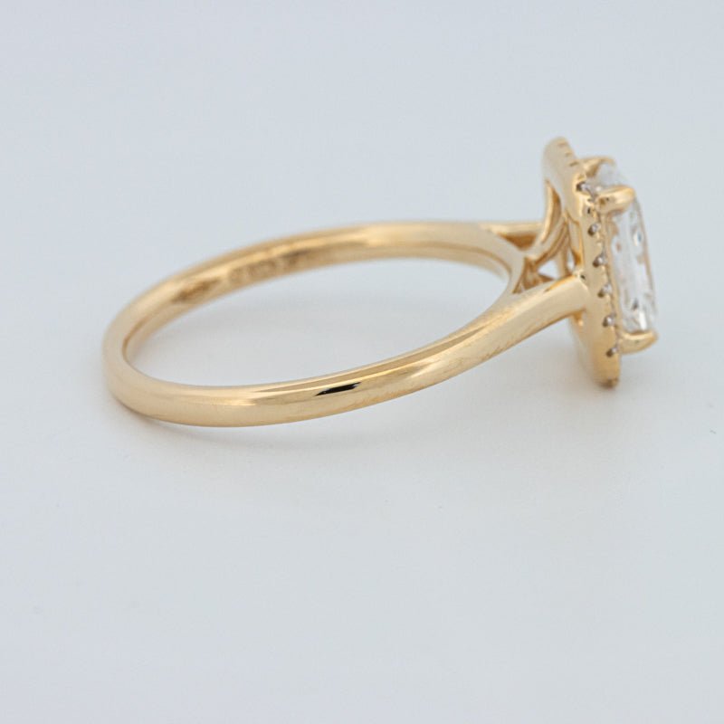 1 CT Radiant Halo Solitaire (LG) - ZIZOV DIAMONDS