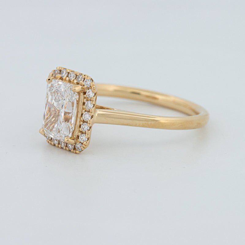 1 CT Radiant Halo Solitaire (LG) - ZIZOV DIAMONDS