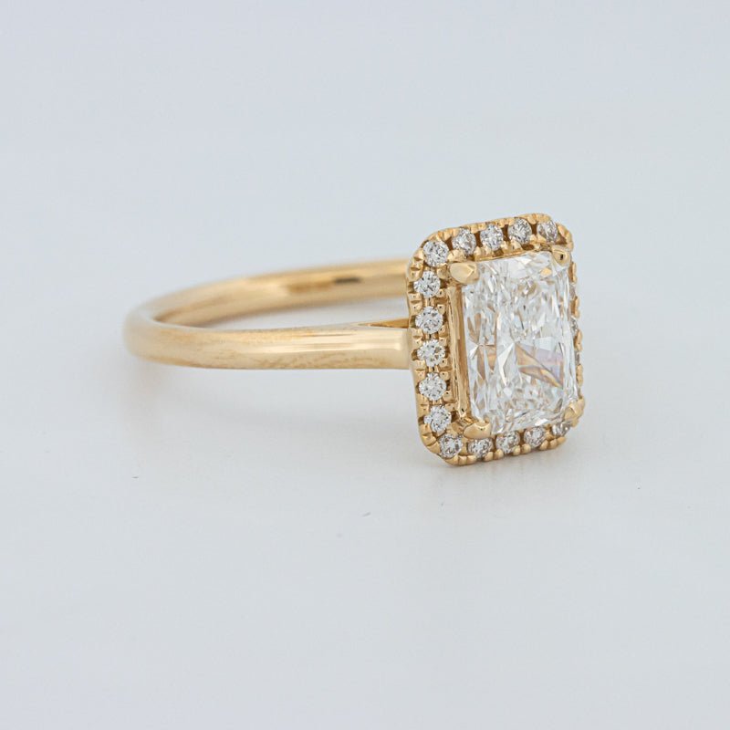 1 CT Radiant Halo Solitaire (LG) - ZIZOV DIAMONDS