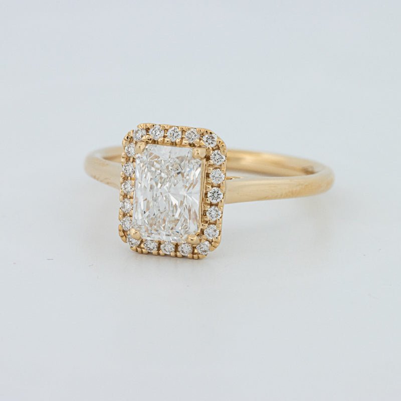 1 CT Radiant Halo Solitaire (LG) - ZIZOV DIAMONDS