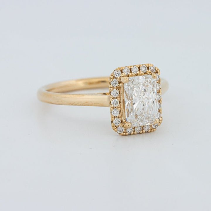 1 CT Radiant Halo Solitaire (LG) - ZIZOV DIAMONDS