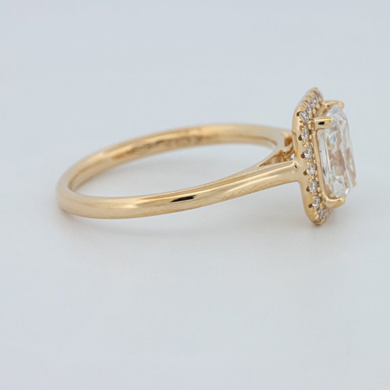 1 CT Radiant Halo Solitaire (LG) - ZIZOV DIAMONDS