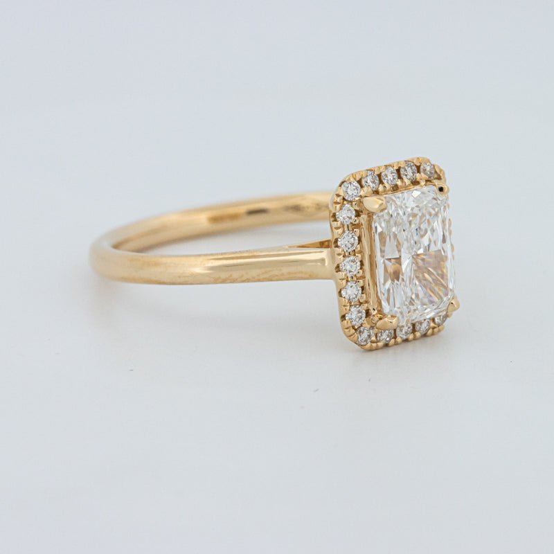 1 CT Radiant Halo Solitaire (LG) - ZIZOV DIAMONDS