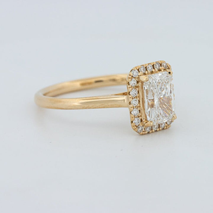 1 CT Radiant Halo Solitaire (LG) - ZIZOV DIAMONDS