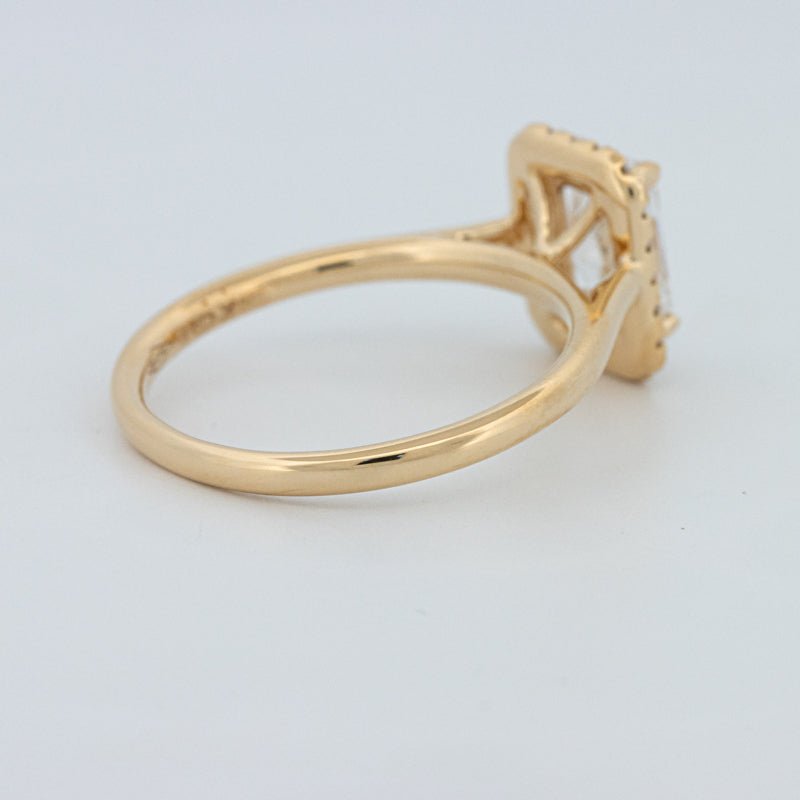 1 CT Radiant Halo Solitaire (LG) - ZIZOV DIAMONDS