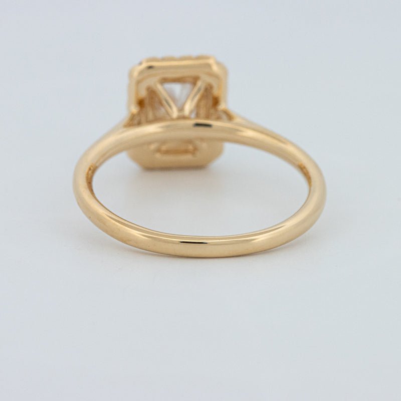 1 CT Radiant Halo Solitaire (LG) - ZIZOV DIAMONDS