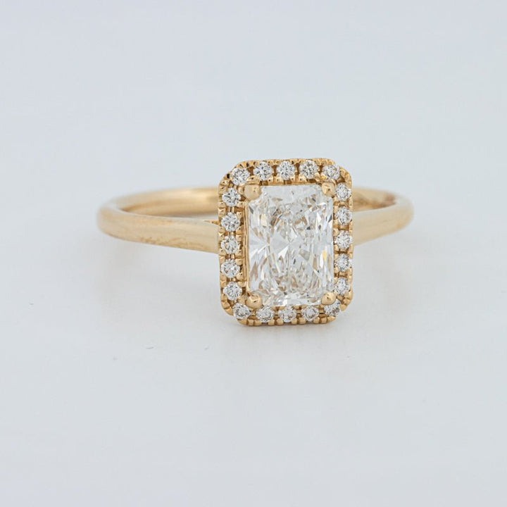 1 CT Radiant Halo Solitaire (LG) - ZIZOV DIAMONDS