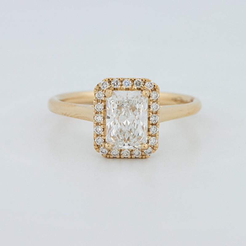 1 CT Radiant Halo Solitaire (LG) - ZIZOV DIAMONDS