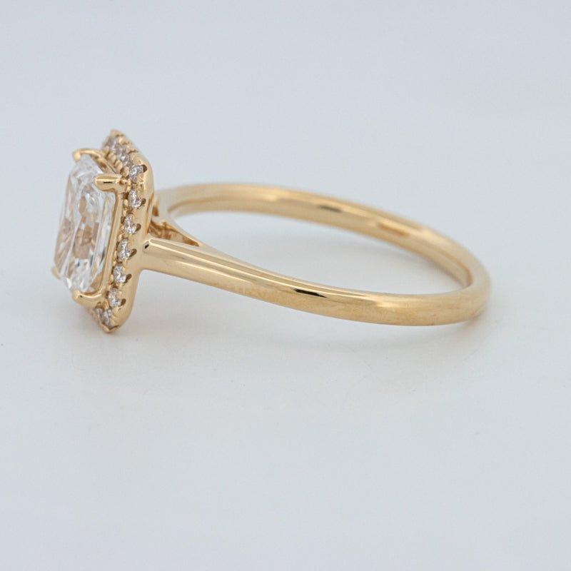 1 CT Radiant Halo Solitaire (LG) - ZIZOV DIAMONDS