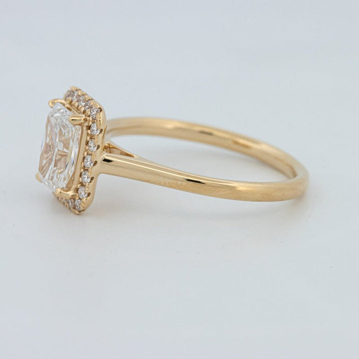 1 CT Radiant Halo Solitaire (LG) - ZIZOV DIAMONDS