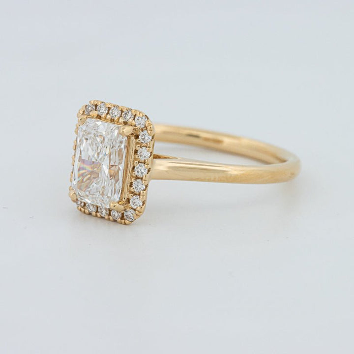 1 CT Radiant Halo Solitaire (LG) - ZIZOV DIAMONDS