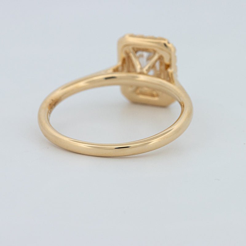 1 CT Radiant Halo Solitaire (LG) - ZIZOV DIAMONDS