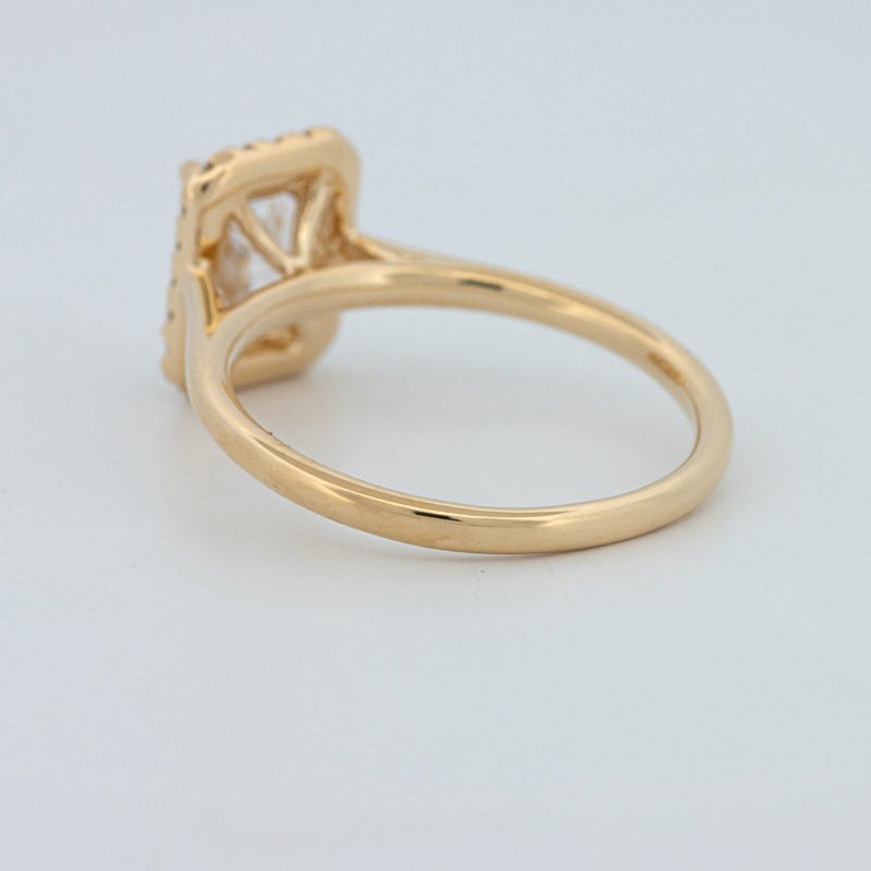 1 CT Radiant Halo Solitaire (LG) - ZIZOV DIAMONDS