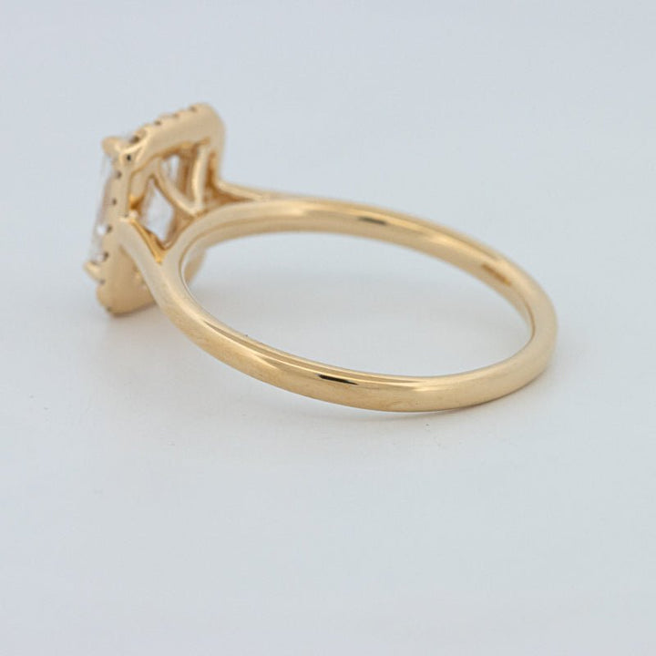 1 CT Radiant Halo Solitaire (LG) - ZIZOV DIAMONDS