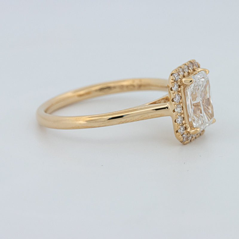 1 CT Radiant Halo Solitaire (LG) - ZIZOV DIAMONDS