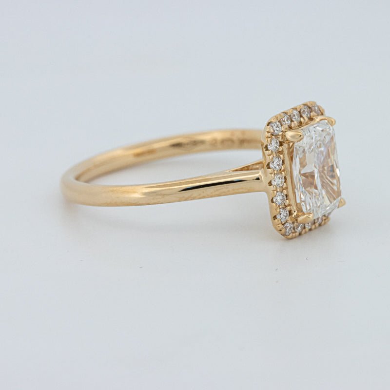1 CT Radiant Halo Solitaire (LG) - ZIZOV DIAMONDS