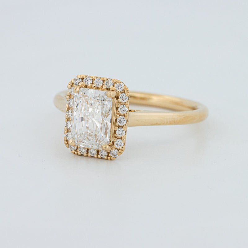 1 CT Radiant Halo Solitaire (LG) - ZIZOV DIAMONDS