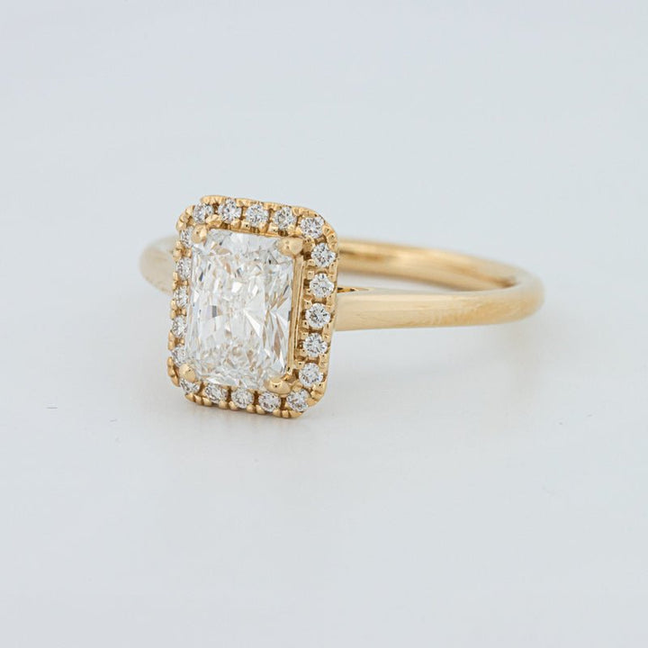 1 CT Radiant Halo Solitaire (LG) - ZIZOV DIAMONDS