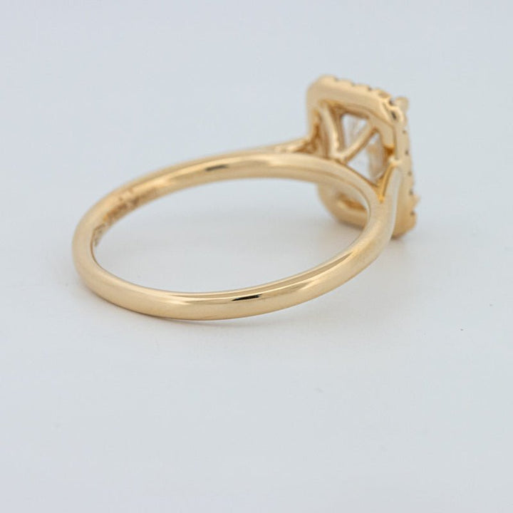 1 CT Radiant Halo Solitaire (LG) - ZIZOV DIAMONDS