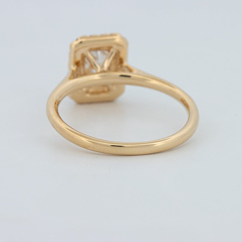 1 CT Radiant Halo Solitaire (LG) - ZIZOV DIAMONDS