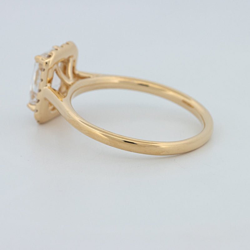 1 CT Radiant Halo Solitaire (LG) - ZIZOV DIAMONDS