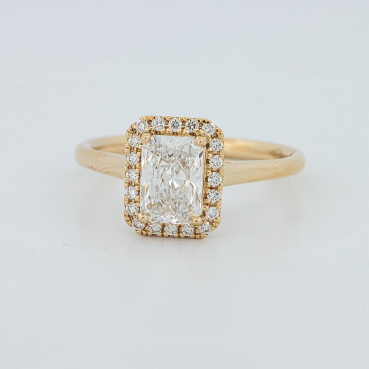 1 CT Radiant Halo Solitaire (LG) - ZIZOV DIAMONDS