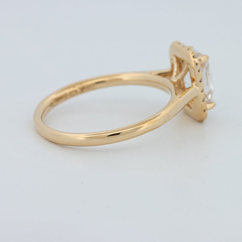 1 CT Radiant Halo Solitaire (LG) - ZIZOV DIAMONDS