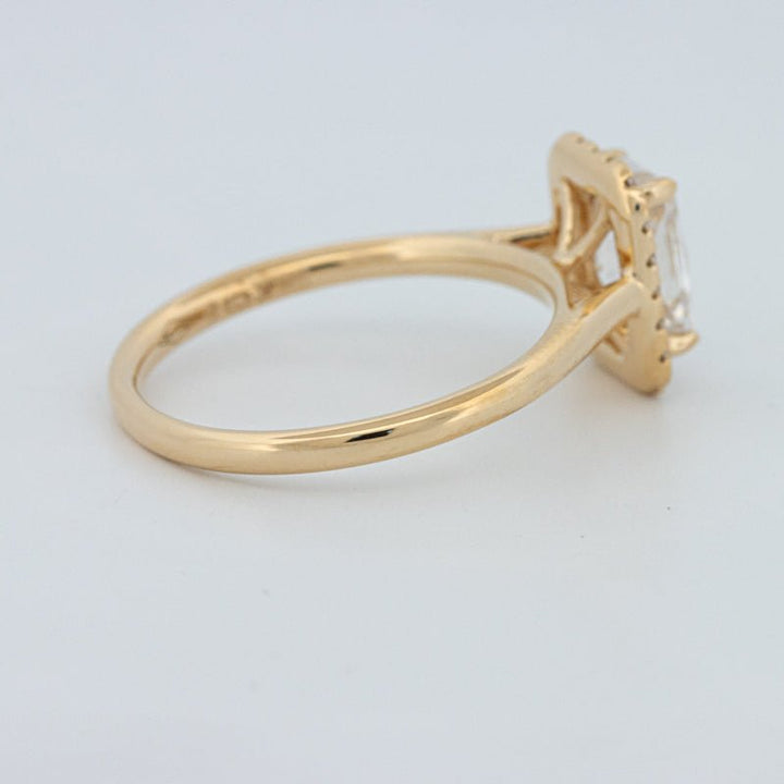 1 CT Radiant Halo Solitaire (LG) - ZIZOV DIAMONDS