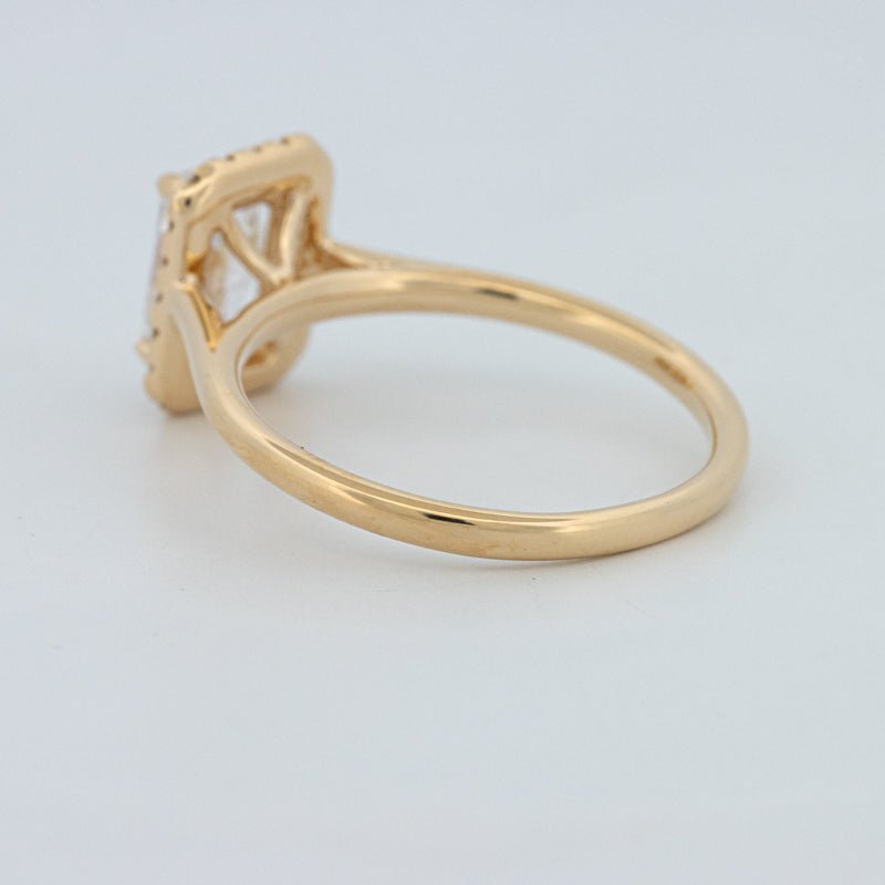 1 CT Radiant Halo Solitaire (LG) - ZIZOV DIAMONDS