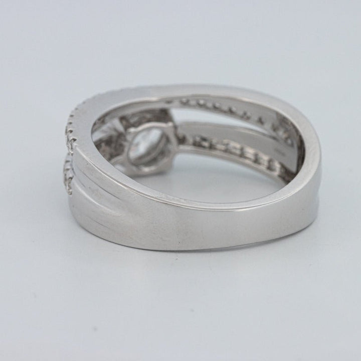 1 CT Round Cut Double Band Pavé Ring (LG) - ZIZOV DIAMONDS