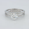 1 CT Round Cut Double Band Pavé Ring (LG) - ZIZOV DIAMONDS