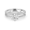 1 CT Round Cut Double Band Pavé Ring (LG) - ZIZOV DIAMONDS