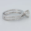 1 CT Round Cut Double Band Pavé Ring (LG) - ZIZOV DIAMONDS