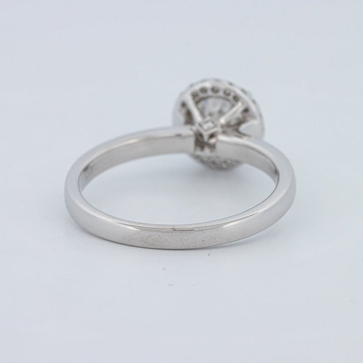 1 CT Round Cut Halo Solitaire (LG) - ZIZOV DIAMONDS