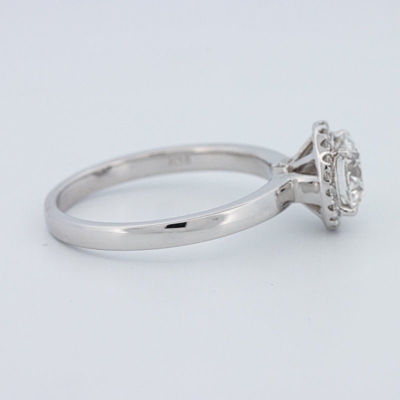 1 CT Round Cut Halo Solitaire (LG) - ZIZOV DIAMONDS