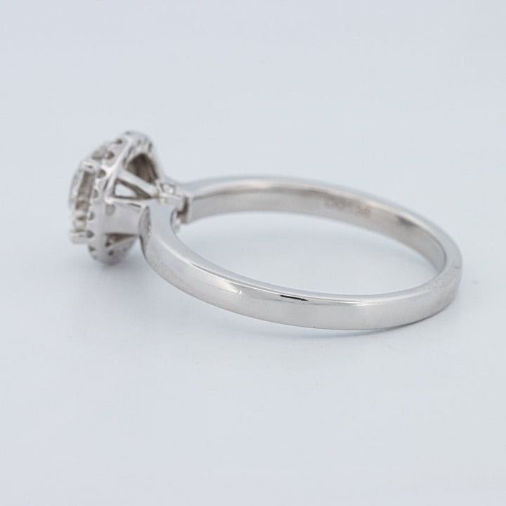 1 CT Round Cut Halo Solitaire (LG) - ZIZOV DIAMONDS