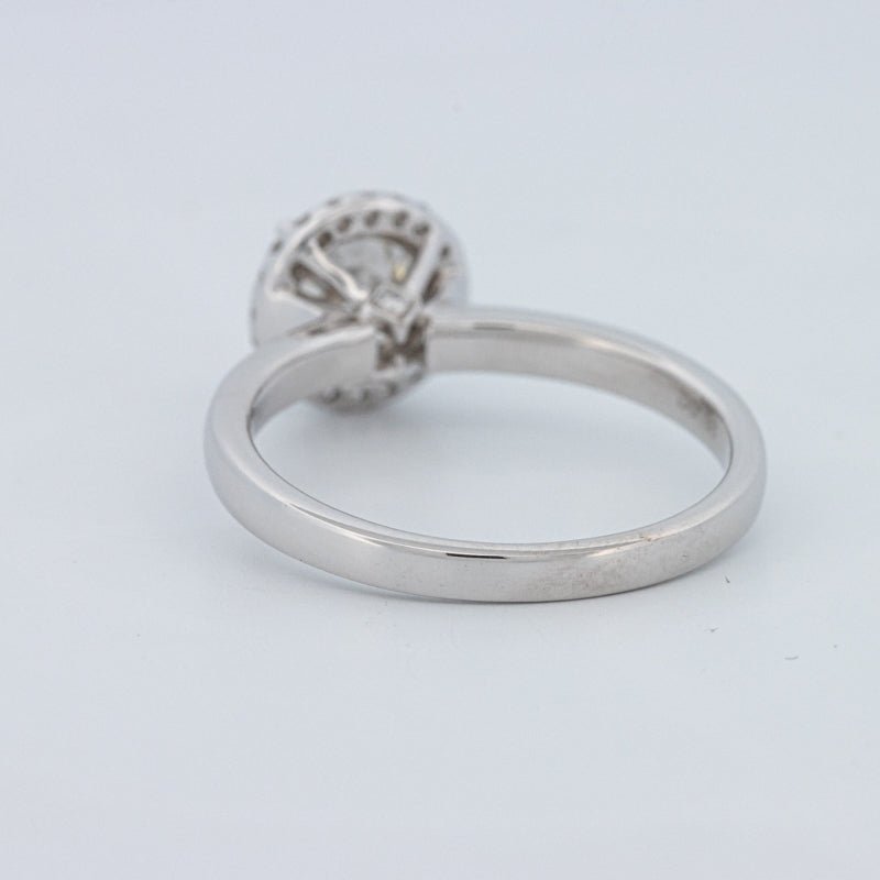 1 CT Round Cut Halo Solitaire (LG) - ZIZOV DIAMONDS