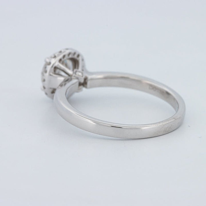 1 CT Round Cut Halo Solitaire (LG) - ZIZOV DIAMONDS