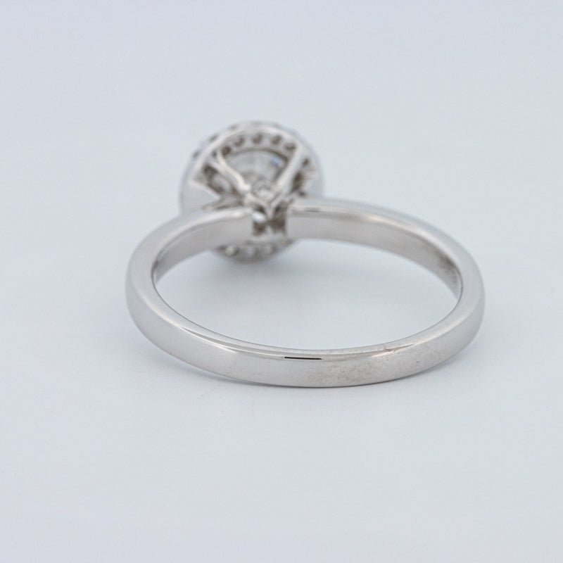 1 CT Round Cut Halo Solitaire (LG) - ZIZOV DIAMONDS