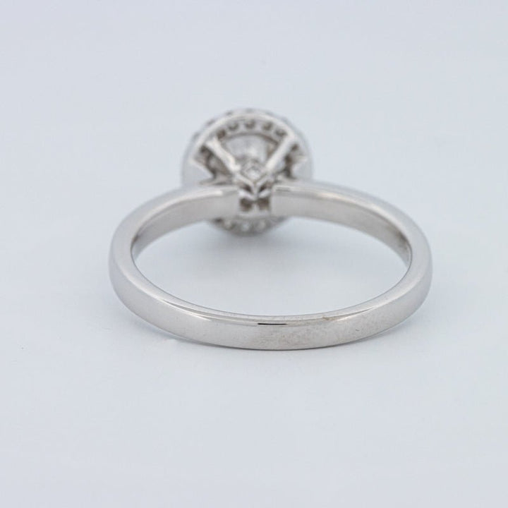1 CT Round Cut Halo Solitaire (LG) - ZIZOV DIAMONDS