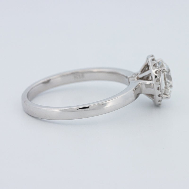 1 CT Round Cut Halo Solitaire (LG) - ZIZOV DIAMONDS
