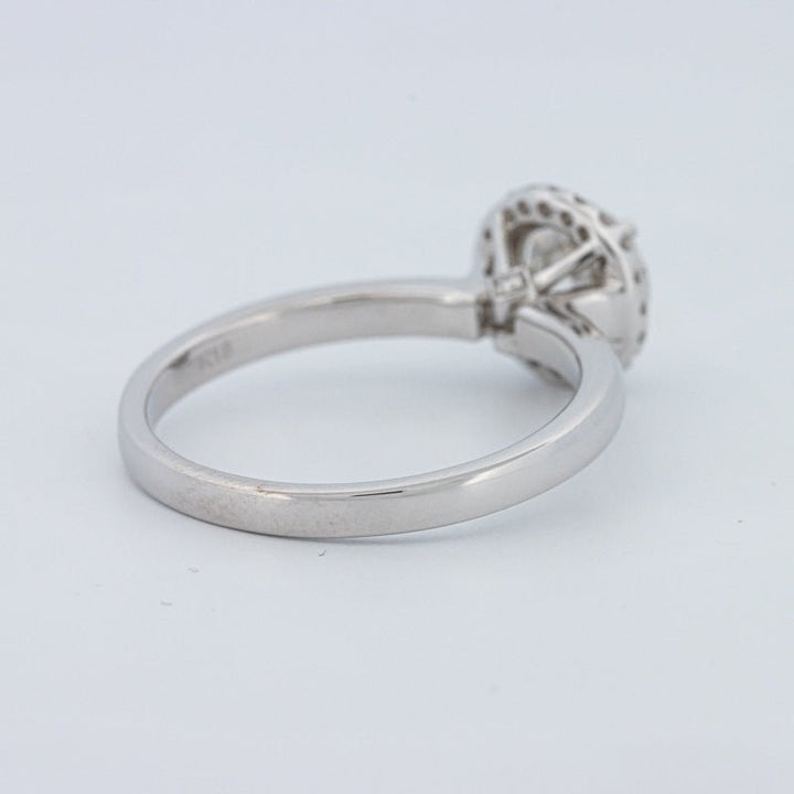 1 CT Round Cut Halo Solitaire (LG) - ZIZOV DIAMONDS