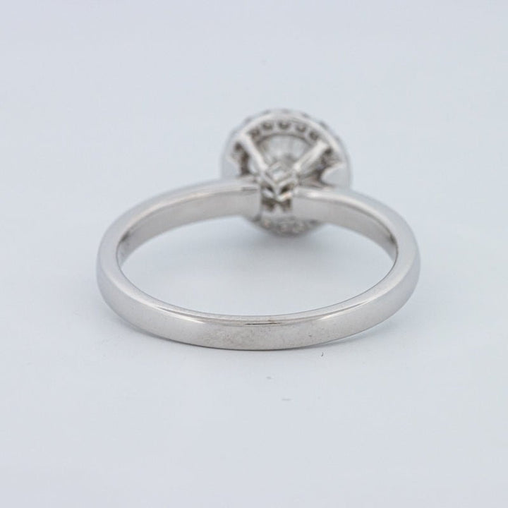 1 CT Round Cut Halo Solitaire (LG) - ZIZOV DIAMONDS