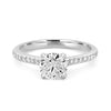 1 CT Round Cut Pavé Solitaire (LG) - ZIZOV DIAMONDS