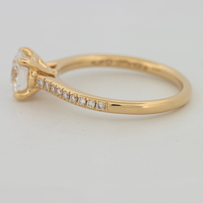 1 CT Round Cut Pavé Solitaire (LG) - ZIZOV DIAMONDS