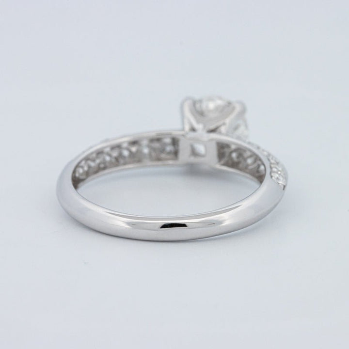 1 CT Round Cut Pavé Solitaire (LG) - ZIZOV DIAMONDS
