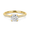 1 CT Round Cut Pavé Solitaire (LG) - ZIZOV DIAMONDS