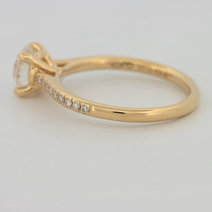 1 CT Round Cut Pavé Solitaire (LG) - ZIZOV DIAMONDS