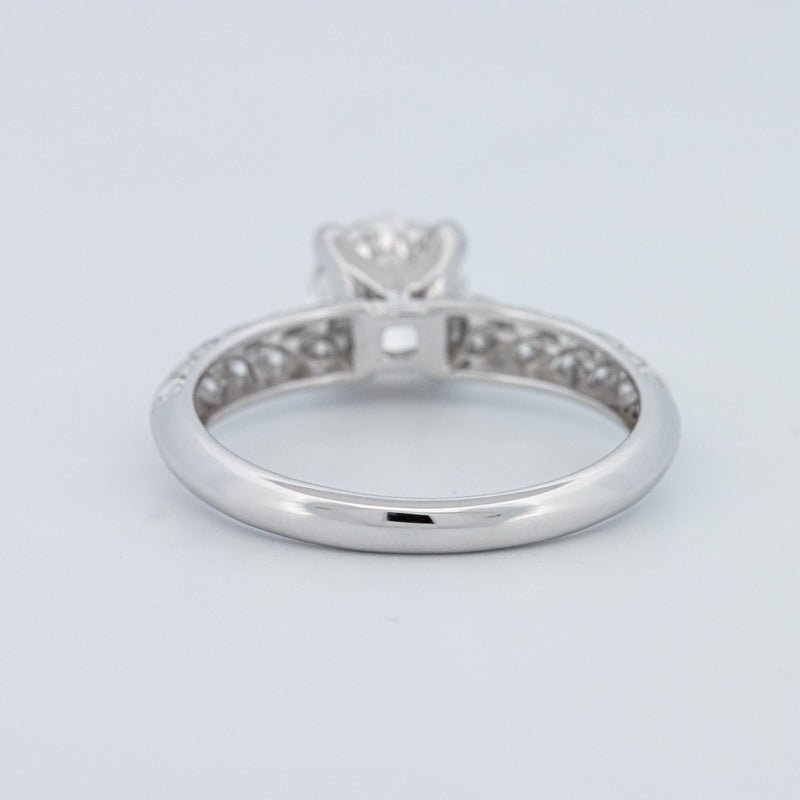 1 CT Round Cut Pavé Solitaire (LG) - ZIZOV DIAMONDS
